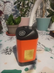 Душ портативний туристичний акумуляторний 6000 mAh з насосом похідний польовий переносний для кемпінгу, походів фото від покупців 3