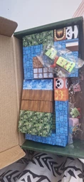 Магнитный конструктор Minecraft 100 шт + ПОДАРОК 3 фигурки по игре Майнкрафт Замок Mk001016 фото от покупателей 2