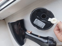 Отпариватель одежды ручной вертикальный 1600W для всех видов тканей курток, пиджаков, пальто, тканей, синтетики, занавесок, тюлей, штор, текстиля, черный фото от покупателей 1