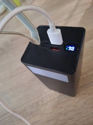 Повербанк 20000 mah 22.5W Super Fast Charge 10192 з LED дисплеєм і швидкою зарядкою PD/QC 3 порта powerbank павербанк для телефона apple айфона iphone самсунг samsung роутера планшета універсальний з ліхтариком фото от покупателей 8
