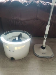 Комплект для уборки RZTK Spin Mop (швабра и ведро с отжимом) + 1 дополнительная сменная насадка фото от покупателей 1