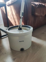 Комплект для уборки RZTK Spin Mop (швабра и ведро с отжимом) + 1 дополнительная сменная насадка
