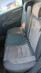 5D Чехлы на сиденья для BMW 7 SERIES 2002-2008 E65/E66 Autovalom Flannel черные с серой вставкою фото от покупателей 2