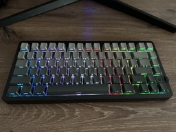 Клавіатура Бездротова MCHOSE G75 PRO V2 Black Gradient Ігрова Механічна. 2.4G/Bluetooth/Кабель. Hot-Swap. Батарея 10000mAh. RGB Підсвічування. Світчі Fast Gold V3