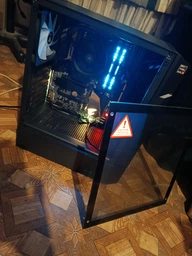 Корпус GAMDIAS AURA GC7 ARGB Tempered Glass без БП Black (4711514500677)