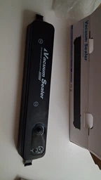 Автоматичний вакуумний пакувальник Vacuum Sealer 90W Вакуумне пакувальне обладнання для збереження свіжості Чорний фото від покупців 2