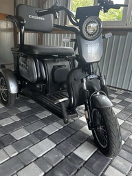 Електроскутер триколісний Crosser TR1 PRO (1200W 24AH 72V) - Коричневий фото від покупців 1