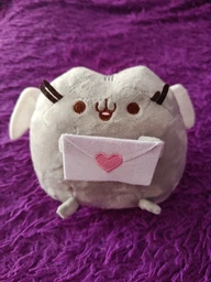 М'яка Плюшева Іграшка Plush Кіт Пушин з Листівкою Pusheen 15 см сірий (1024604)