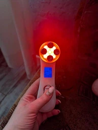 Массажер для лица микротоковый ультразвуковый LED светотерапии с микротоками скрабер с эффектом лифтинга и омоложения кожи 5в1 фото от покупателей 2