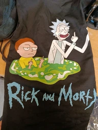 Футболка EPIC мужская Рик и Морти (Rick and Morty) черная размер L
