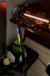 Универсальный пантограф для микрофона с держателем для смартфона OfficePro RGB Black (SA730B)