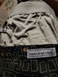 Трусы подростковые для мальчика хлопок Natural Club Квадратики серый 164