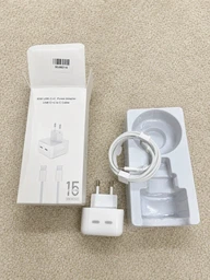 Швидка зарядка для айфона комплект швидкого заряджання Apple iPhone 15 16 17 iPad Блок живлення 50 W PD 3.0 Dual USB-C Type-C Power Adapter Мережевий зарядний пристрій + Кабель заряджання 120 Вт USB-C to USB-C 1М LEXEGO KBK-50W2