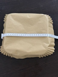 Квадратні пергаментні форми для аерогриля / духовки / мультипечі Disposable Paper одноразовий папір для випічки / м'яса / риби / овочів, 24х20х4.5 см, 50 шт, бежеві (104400789)