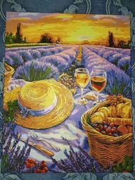 Картина за номерами Пурпуровий горизонт ©art_selena_ua 40x50 KHO6363 Ідейка