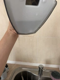 Відпарювач одягу ручний вертикальний побутовий 2500W потужний парогенератор для одягу для всіх видів тканин три режима роботи для прасування сорочок штанів штор постільної білизни портативний праска для дому відрядження дорожній OnePro Чорний 74004 фото від покупців 4