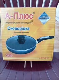Сковорода с крышкой A-PLUS 24 см (1102) фото от покупателей 2