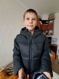 Дитяча зимова куртка для хлопчика 4F 4FJWAW25TDJAM621-20S 134 см Чорна (5905700732679)