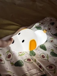 Нічник іграшка 3DTOYSLAMP дитячий світильник для сну щеня силіконовий з LED акумулятором таймером автовимкнення 2 кольори світіння м’який декоративний для прикраси дому спальні дитячої кімнати вітальні 15.5×9×7 см оригінальний подарунок дитині фото від покупців 1