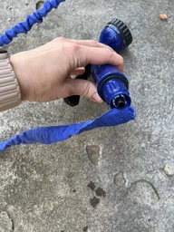 Шланг Magic Hose 22,5 метрів для поливу саду з розпилювачем Синій