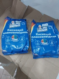 Порошок Відбілювач кисневий Ms Helen для кольорових та білих тканин 1 кг