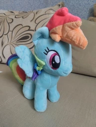 М'яка іграшка Поні Рейнбоу Деш (Rainbow Dash) 30 см — плюшева іграшка My Little Pony для дітей