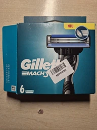 Змінні касети (леза) Gillette Mach3 4 шт.