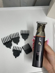 Премиальный Триммер для бороды 5в1 LEMEX STYLING TOOLS Тример для тела, носа, бритья с магнитными насадками, тример для интимных зон LM4414 IPX6 Version 2026 фото от покупателей 1