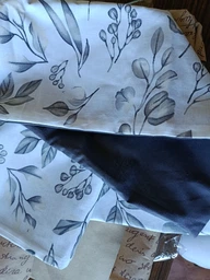 Наволочки Бязь Gray Leaves 50*70 см набор 2 шт Серый