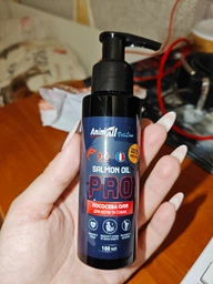 Лососева олія AnimAll VetLine PRO для котів і собак у флаконі 100 мл (4820224503608)