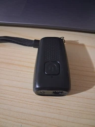 Ультразвуковий відлякувач собак потужний професійний кишеньковий з USB Type-C портативний ручний пристрій прилад для захисту від агресивних тварин електронний брелок засіб з ліхтариком Чорний