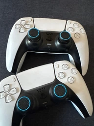 Накладки на стики Honson 2 шт для геймпадов Sony DualShock 4 / DualSense 5 / Xbox One / Xbox Series Черно-Красные