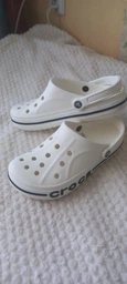 Крокси жіночі сабо Crocs Bayaband White 38 (EU 38-39) білі