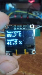 OLED LCD РК дисплей/екран 0,96" 2,7х2,8см 128x64 - синій