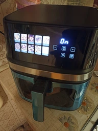 Многофункциональная мультипечь AIR FRYER GRILL на 8,5 литров Аэрогриль фритюрница без масла, аэрофритюрница 2000 Вт фото от покупателей 2