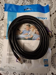 Патч-корд Vention CAT 7 SFTP Ethernet, 5 m, Black, rj-45 - rj-45, 8 жил (ICDBJ) фото від покупців 2