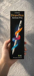 Стилус цифровой с дисплеем DrawPen Active Pro для iPhone iPad Android планшета телефона пера сенсорного экрана сенсорных устройств для рисования письма обучения графический емкостный активный сенсорный перо и 2 сменных наконечника в подарок белый (21011) фото от покупателей 1