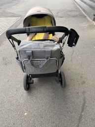 Сумка органайзер на коляску универсальная для мамы BAVO BabyBag B-1 Серая фото от покупателей 1