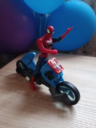 Фигурка Hasbro Человек паук с мотоциклом, 15 см - Marvel Spider-Man Web Cycle