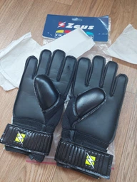 Рукавички воротарські Zeus Guanto Eko (Z01455) Діти 8 Чорно-сірі з золотистим (8051565146193)