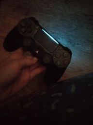 Геймпад PS4 бездротовий DualShock 4 джойстик Bluetooth акумуляторний контролер для ігор консолі смартфона планшета сумісний з ПК смартфоном Android iOS iPad V2 Sony wireless USB зарядка портативний ігровий ергономічний тригерний оригінал pro чорний