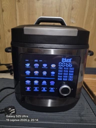 Мультиварка скороварка iHunt Bro 8L Ultra, 1300 Вт, 3-в-1, цифровое управление, антипригарная чаша, нержавеющая сталь фото от покупателей 1