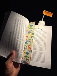 Світлодіодний світильник лампа для читання книг на акумуляторі ліхтарик для читання книг на прищіпці BookClip 677