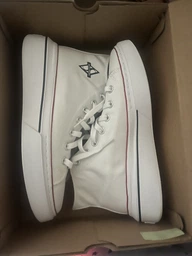 Женские кеды высокие Skechers 185063 WNVR 36 (6US) 23 см Белые (197627538044)