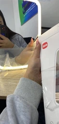Зеркало с подсветкой для макияжа LED в ванную комнату настольное косметическое сенсорное на USB фото от покупателей 1