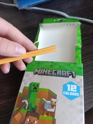 Олівці кольорові YES Minecraft 12 кольорів (290760)