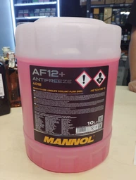 Антифриз MANNOL 4012 Longlife Antifreeze AF12+ -40°C 10л червоний готовий розчин фото від покупців 2