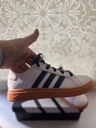 Детские кроссовки Grand Court Lifestyle Tennis Lace-Up adidas JI0970 (28.5 EUR) синий (4067892816696)