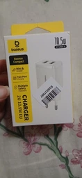 Сітчастий зарядний пристрій Baseus Compact Charger 2U 10.5W EU White (CCXJ010202)