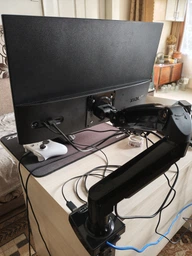Настольное крепление для монитора RZTK NB-F80 17-30'' до 9кг VESA 75x75/100x100мм Black + кабель USB3.0 1.5 м фото от покупателей 6